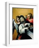 The Ecstasy of Saint Catherine-Agostino Carracci-Framed Giclee Print