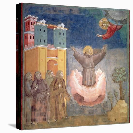 The Ecstasy of St. Francis, 1297-99-Giotto di Bondone-Stretched Canvas