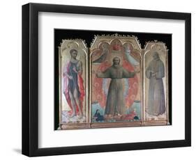 'The Ecstasy of St Francis', 1437-1444. Artist: Sassetta-Sassetta-Framed Giclee Print