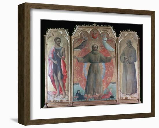 'The Ecstasy of St Francis', 1437-1444. Artist: Sassetta-Sassetta-Framed Giclee Print