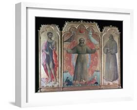 'The Ecstasy of St Francis', 1437-1444. Artist: Sassetta-Sassetta-Framed Giclee Print