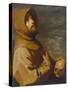 The Ecstasy of St. Francis, about 1660-Francisco de Zurbarán-Stretched Canvas