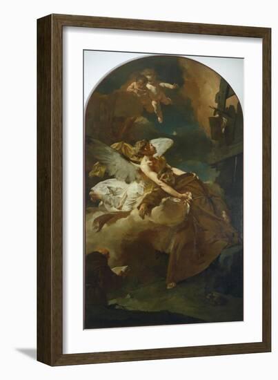 The Ecstasy of St Francis-Giovanni Battista Piazzetta-Framed Giclee Print