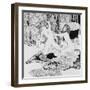 The Ecstasy, Plate 1 from La Grenouillere, c.1912-Franz Von Bayros-Framed Giclee Print