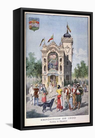 The Ecuadorian Pavilion at the Universal Exhibition of 1900, Paris, 1900-null-Framed Stretched Canvas