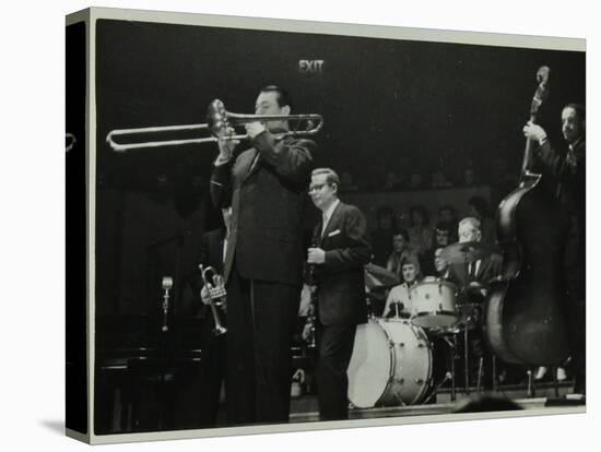 The Eddie Condon All Stars in Concert, Colston Hall, Bristol, 1957-Denis Williams-Stretched Canvas