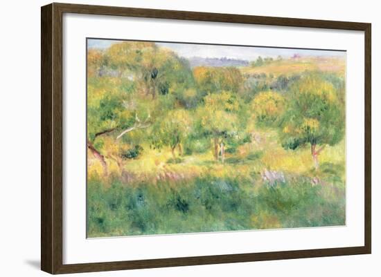 The Edge of a Forest in Brittany, 1893-Pierre-Auguste Renoir-Framed Giclee Print