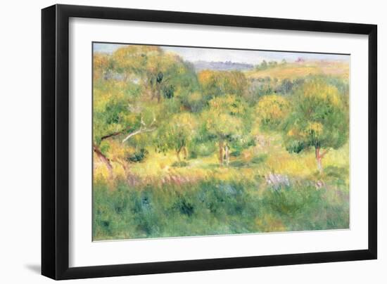 The Edge of a Forest in Brittany, 1893-Pierre-Auguste Renoir-Framed Giclee Print