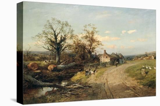 The Edge of the Common, 1883-David Bates-Stretched Canvas