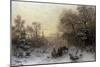 The Edge of the Forest, 1877-Jacob Johan Silven-Mounted Giclee Print