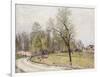 The Edge of the Forest in Spring, in Evening-Alfred Sisley-Framed Giclee Print