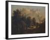 The Edge of the Forest, with Farm Cart and Cattle, c1811-John Crome-Framed Giclee Print