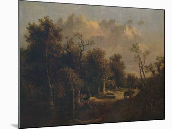 The Edge of the Forest, with Farm Cart and Cattle, c1811-John Crome-Mounted Giclee Print