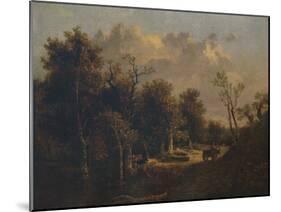 The Edge of the Forest, with Farm Cart and Cattle, c1811-John Crome-Mounted Giclee Print