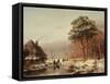 The Edge of the Forest-Andreas Schelfhout-Framed Stretched Canvas