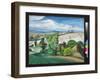 The Edge of the Plain, 1926 (Oil on Canvas)-John Northcote Nash-Framed Giclee Print