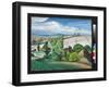 The Edge of the Plain, 1926 (Oil on Canvas)-John Northcote Nash-Framed Giclee Print