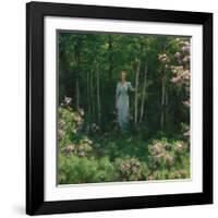 The Edge of the Woods-Charles Courtney Curran-Framed Premium Giclee Print
