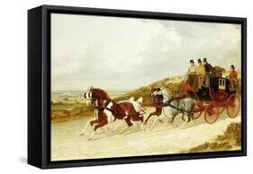 The Edinburgh and London Royal Mail, 1838-John Frederick Herring I-Framed Stretched Canvas