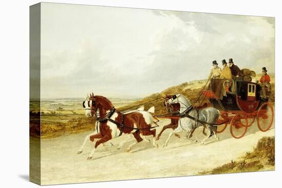 The Edinburgh and London Royal Mail, 1838-John Frederick Herring I-Stretched Canvas