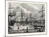 The Edinburgh Dock Leith-null-Mounted Giclee Print