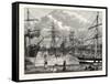 The Edinburgh Dock Leith-null-Framed Stretched Canvas