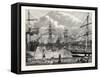 The Edinburgh Dock Leith-null-Framed Stretched Canvas