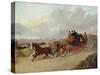 The Edinburgh to London Royal Mail Coach-John Frederick Herring I-Stretched Canvas