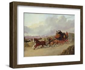 The Edinburgh to London Royal Mail Coach-John Frederick Herring I-Framed Giclee Print