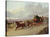 The Edinburgh to London Royal Mail Coach-John Frederick Herring I-Stretched Canvas