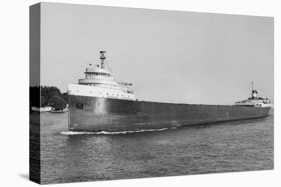 The Edmund Fitzgerald Sailing-null-Stretched Canvas