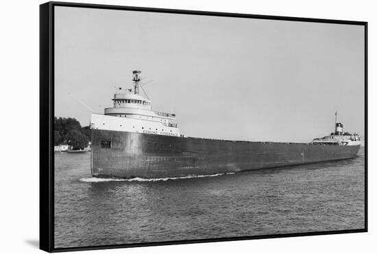 The Edmund Fitzgerald Sailing-null-Framed Stretched Canvas