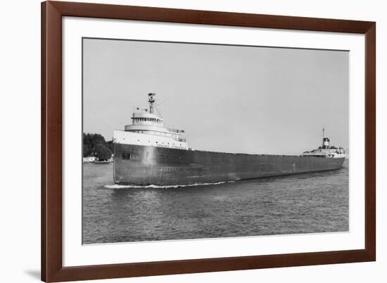 The Edmund Fitzgerald Sailing-null-Framed Photographic Print