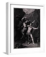 The Education of Achilles, 1794-Charles Clément Bervic-Framed Giclee Print