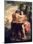 The Education of Achilles by Chiron, 1746-Pompeo Batoni-Mounted Giclee Print
