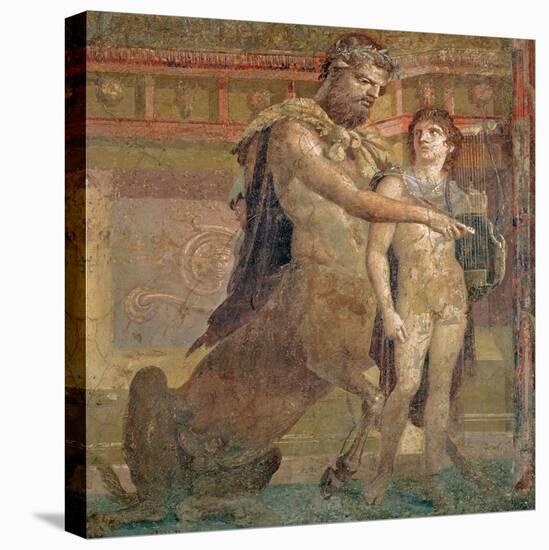 The Education of Achilles by Chiron, from Herculaneum-null-Stretched Canvas