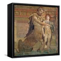 The Education of Achilles by Chiron, from Herculaneum-null-Framed Stretched Canvas