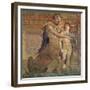 The Education of Achilles by Chiron, from Herculaneum-null-Framed Giclee Print