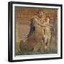 The Education of Achilles by Chiron, from Herculaneum-null-Framed Giclee Print