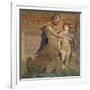 The Education of Achilles by Chiron, from Herculaneum-null-Framed Giclee Print