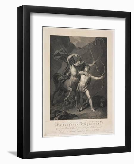 The Education of Achilles by the Centaur Chiron-Charles-Clément Bervic-Framed Giclee Print