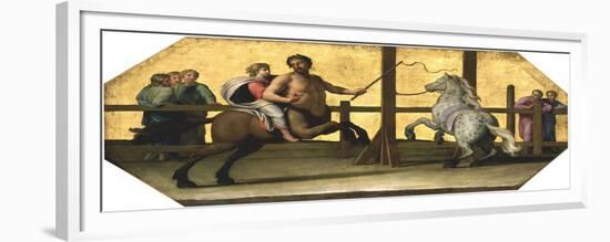 The Education of Achilles: the Riding Lesson, 17th Century-Jean-Baptiste de Champaigne-Framed Giclee Print