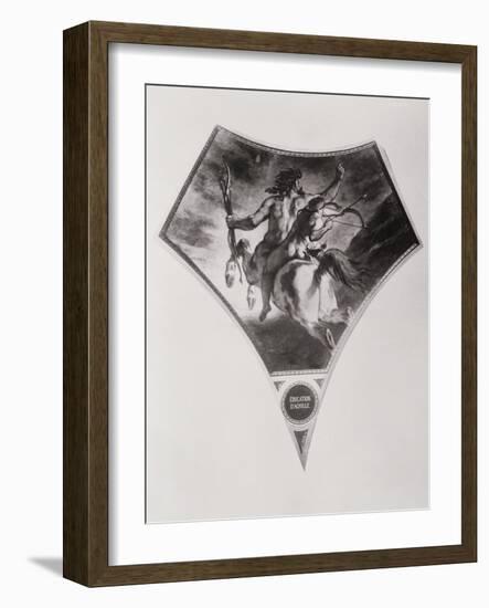 The Education of Achilles-Eugene Delacroix-Framed Giclee Print