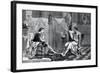 The Education of Alexander the Great by Aristotle from a Book by L. Figuier-null-Framed Giclee Print