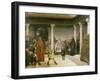 The Education of the Children of Clothilde and Clovis-Sir Lawrence Alma-Tadema-Framed Giclee Print