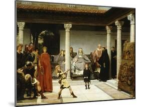 The Education of the Children of Clovis (School of Vengeance; Training of Clotilde's Sons)-Sir Lawrence Alma-Tadema-Mounted Giclee Print