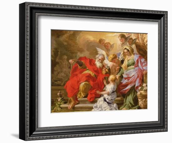 The Education of the Virgin, C.1715-Sebastiano Conca-Framed Giclee Print