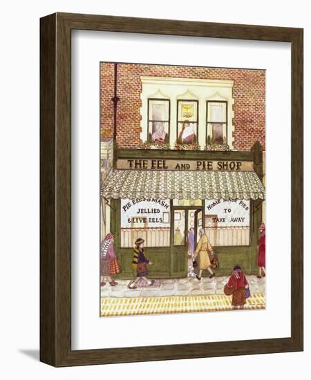 The Eel and Pie Shop, 1989-Gillian Lawson-Framed Giclee Print