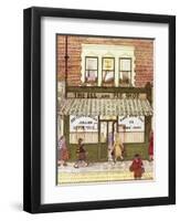 The Eel and Pie Shop, 1989-Gillian Lawson-Framed Giclee Print