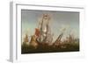 The 'Eendracht' and Other Shipping Off a Dutch Port-Hendrik van Minderhout-Framed Giclee Print